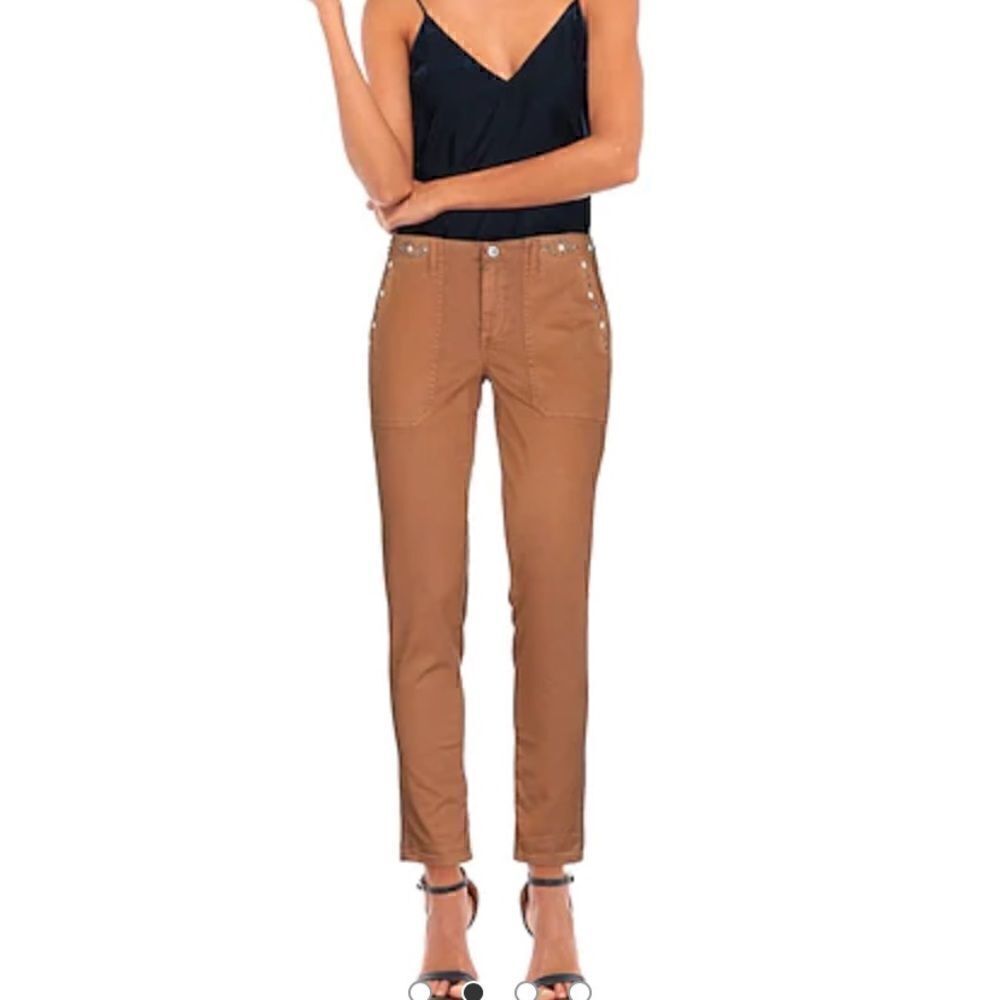 GUESS Los Angeles Embellished Khaki Pants Size 26